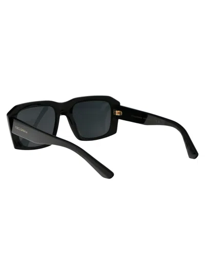 Dolce & Gabbana Square Frame Sunglasses In Black