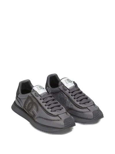 Dolce & Gabbana Low Sneaker Ny In Gray