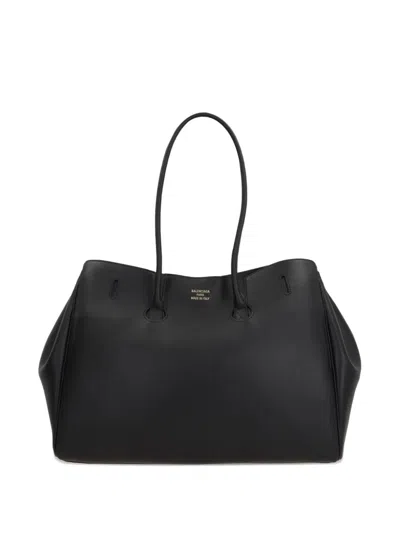 Balenciaga Carry All Bel Air Media In Black