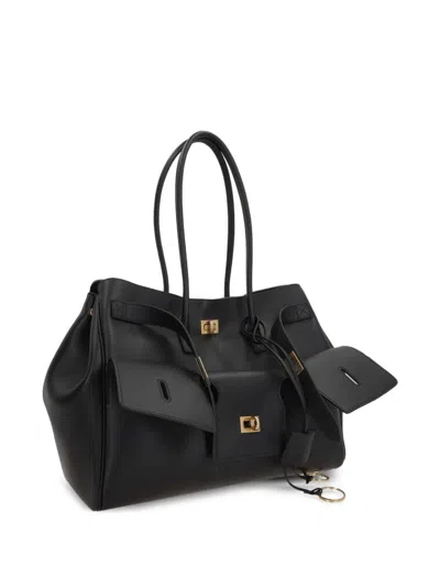 Balenciaga Carry All Bel Air Media In Black