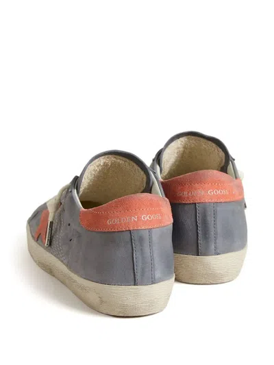 Golden Goose Super Star Nabuk Upper Toe And Tong In Multi