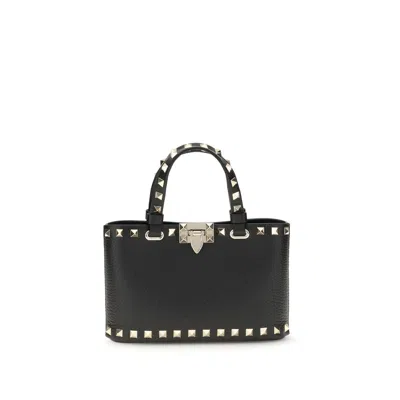 Valentino Rockstud Mini Tote Bag With Chain Strap