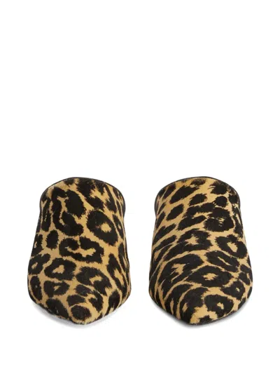 Jil Sander Pointed 'mule' In Animal Print