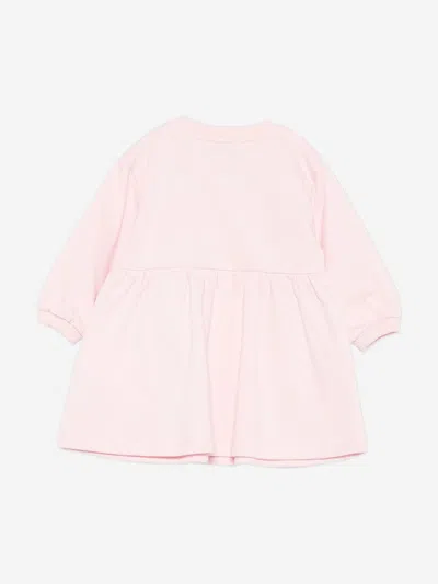 Moschino Baby Girls Teddy Bear Sweater Dress In Pink