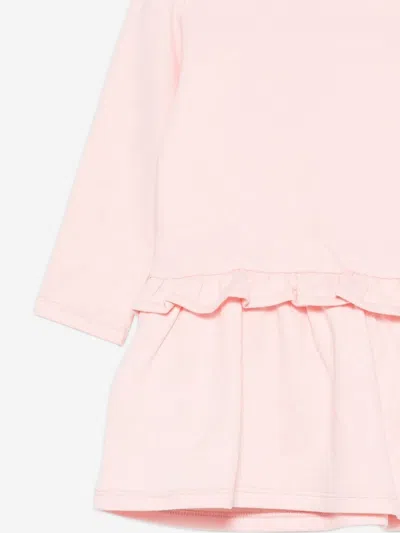 Moschino Baby Girls Bear Logo Dress In Pink