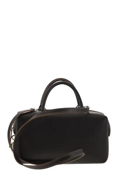 Max Mara Medium Natural Leather Bowler Bag