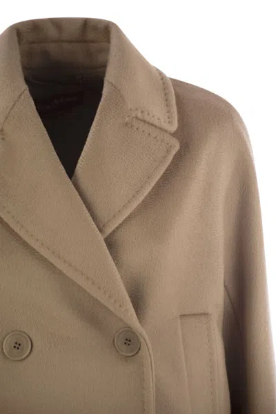 Max Mara Studio Sheree Double-breasted Blazer In Brown