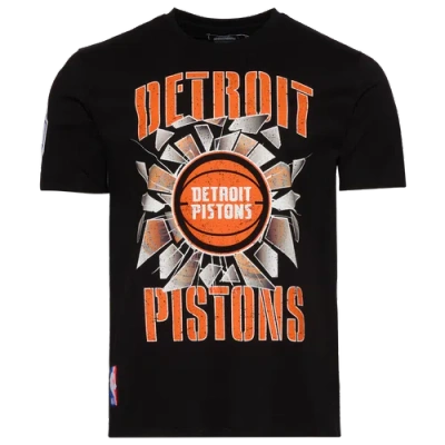 Pro Standard Mens  Pistons Shattered Backboard T-shirt In Black