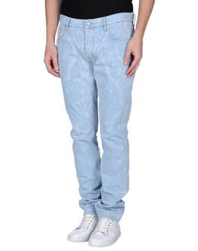 Shop Just Cavalli Denim Pants In Blue