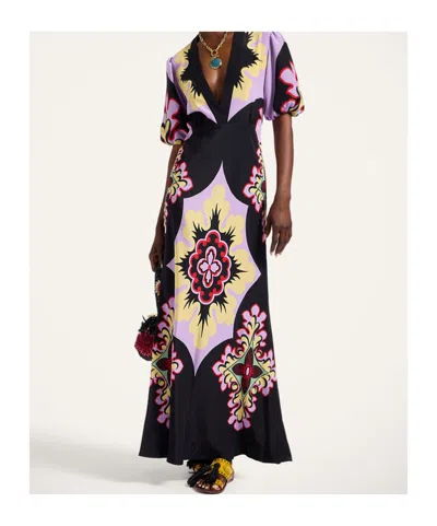 La Doublej La Double J Floral Patterned Dress In Multi