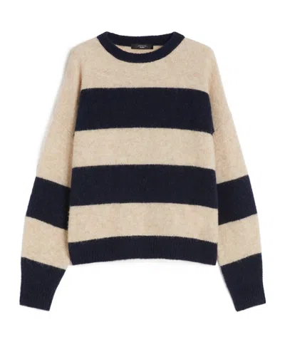 Weekend Max Mara Alpaca And Wool Jumper In Neutral