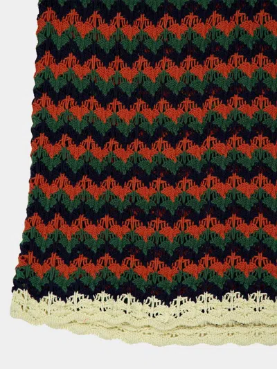 La Doublej Perry Knit Midi Dress In Multi
