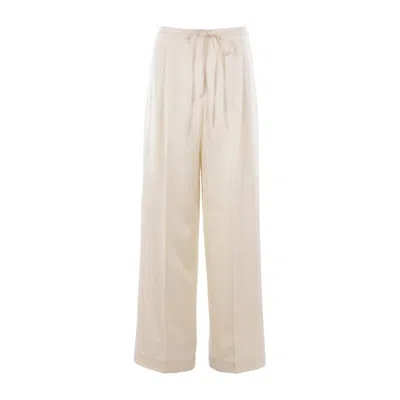 Rohe Relaxed Satin Drawstring Pants In Multi