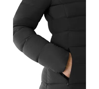 Soia & Kyo Judy Water Resistant 700 Fill Power Hooded Down Coat In Black