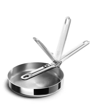 Joseph Joseph Space Steel 9.5 Stainless Steel Frying Pan With Folding Handle