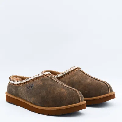 Ugg Tasman Baxter Slippers With Braided Details In Brown