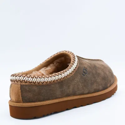 Ugg Tasman Baxter Slippers With Braided Details In Brown
