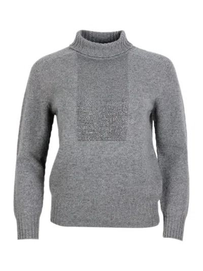 Malo Sweaters In Gray