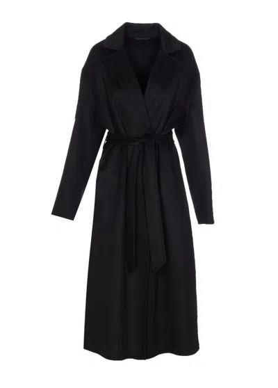Filippa K Alexa Wool-cashmere Blend Long Coat In Blau