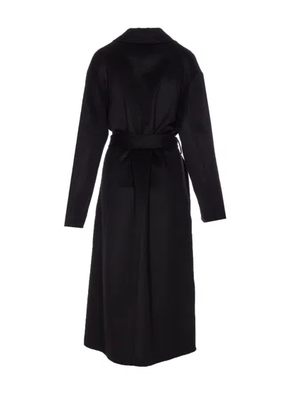 Filippa K Alexa Wool-cashmere Blend Long Coat In Blau