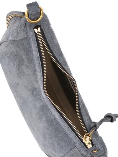 Isabel Marant Oskan Moon Small Shoulder Bag In Gray