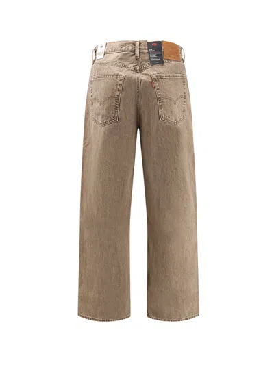 Levi's Levi S 578 Baggy Beige Corduroy Pants In Brown