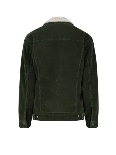 Levi's Corduroy & Faux Shearling Depot Jacket In Green