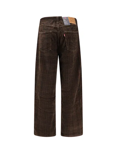 Levi's 578 Baggy Corduroy Trousers In Brown