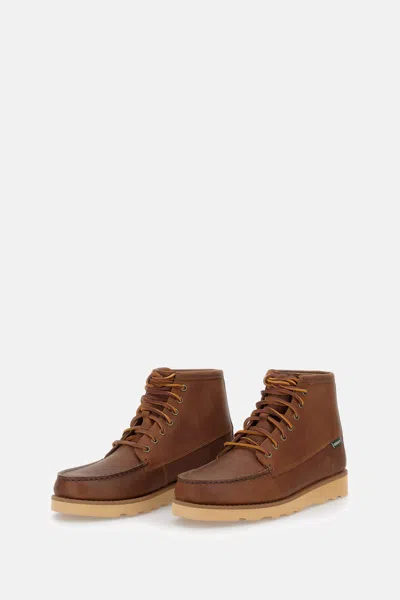 Sebago Tala Mid Crazy Horse Ankle Boots In Brown