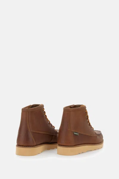 Sebago Tala Mid Crazy Horse Ankle Boots In Brown
