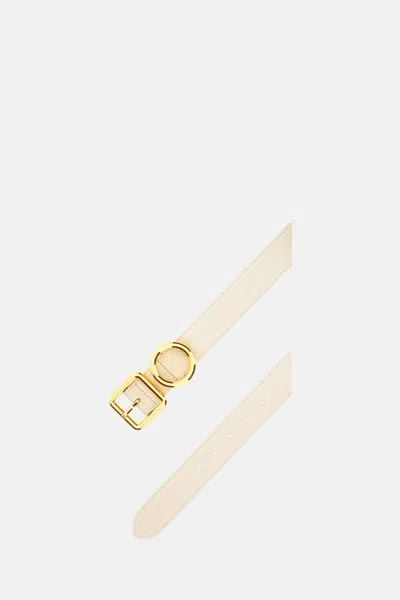 Jacquemus La Ceinture Regalo Leather Belt In Neutral