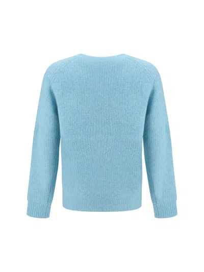 Sunflower Yak And Wool Blend Sweater In Blue