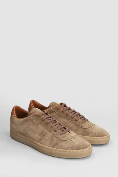 Common Projects Field Trainer Sneakers In Camel Suede In Brown