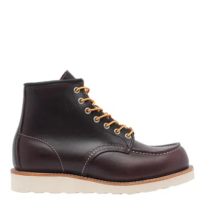 Red Wing Classic Moc Laced Shoe In Brown