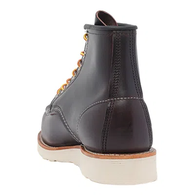 Red Wing Classic Moc Laced Shoe In Brown