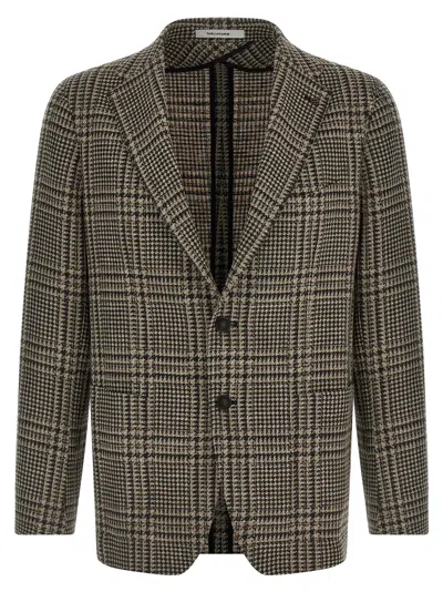 Tagliatore Tailored Blazer From Exclusive Garment Collection In Gray