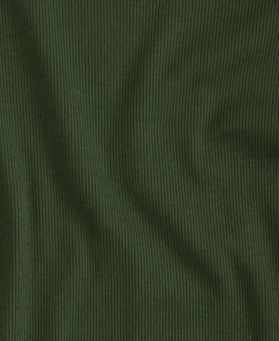On 34th Women's Mock Neck Micro-rib Top, Macy's Exclusive In Green