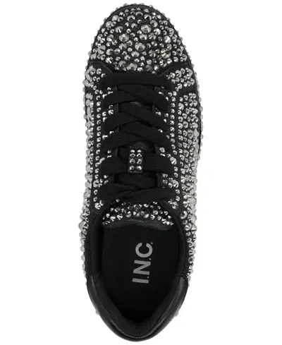 Inc International Concepts Women's Dazzlee Round Toe Sneakers, Macy's Exclusive In Gray