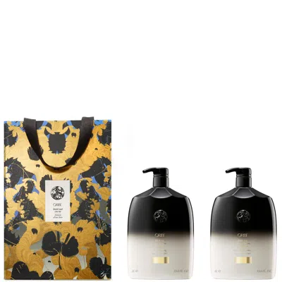 Oribe Gold Lust Shampoo And Conditioner Liter Duo Gift Set