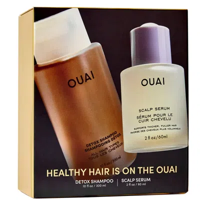 Ouai Healthy Hair Is On The - Detox Shampoo & Scalp Serum (worth £78)