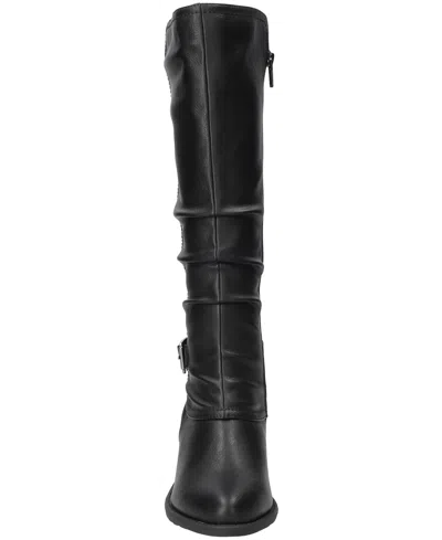 Easy Street Women's Tenille Plus Wide Calf Boots In Black
