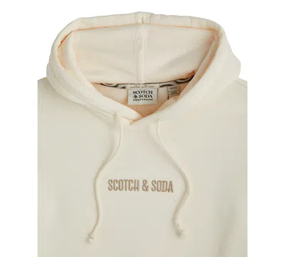 Scotch & Soda Relaxed Fit Colorblock Hoodie In Yellow