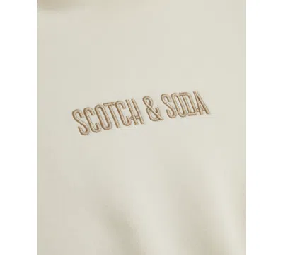 Scotch & Soda Relaxed Fit Colorblock Hoodie In Yellow