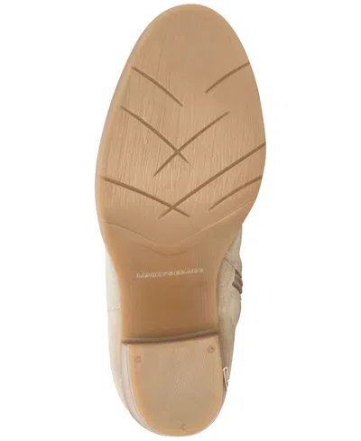 Lucky Brand Women's Boswell Fringe Knee High Block Heel Boots In Neutral