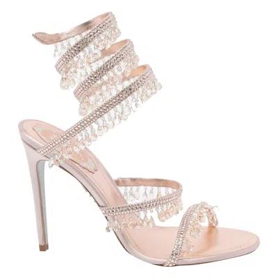 René Caovilla Chandelier Heeled Sandals In Pink