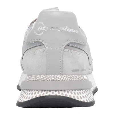 Philippe Model Mesh Panel Round Toe Rubber Sole Sneakers In Gray