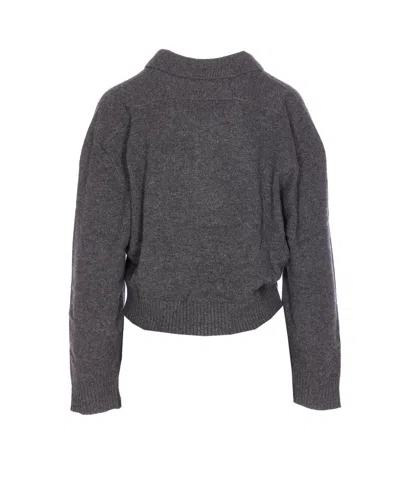 Loulou Studio Polo Shirt Lou Lou Studio Woman Color Charcoal In Gray