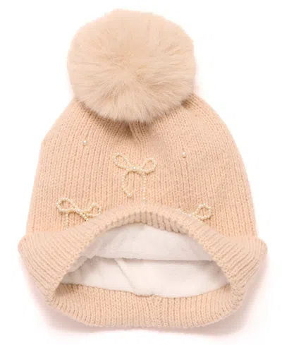 Inmocean Big Girls 3-piece Hat, Gloves, And Scarf Set In Neutral