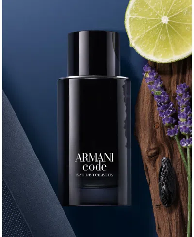 Giorgio Armani Men's 3-pc. Code Eau De Toilette And Shower Gel Gift Set In Transparent