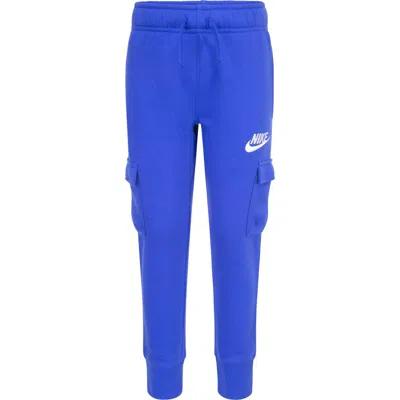 Nike Kids' Club Cargo Joggers In Blue